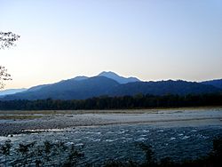 View of eastern Himalayan foothills from the park Blue hill.jpg