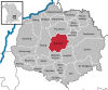 Lage der Gemeinde Bockhorn im Landkreis Erding