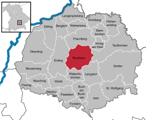 Poziția localității Bockhorn