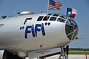 A Boeing B-29, named "FIFI". Owned by the Commerative Air Force.