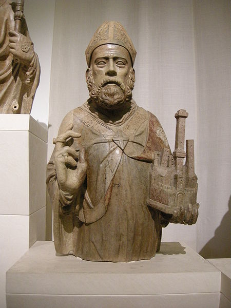 File:Bologna museum, pier paolo delle masegne, sette statue della giustizia con santi protettori, dalla loggia della mercanzia 02.JPG