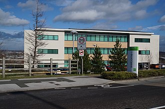 Office building in Leeds Valley Park Building at Leeds Valley Park, East (geograph 3858403).jpg