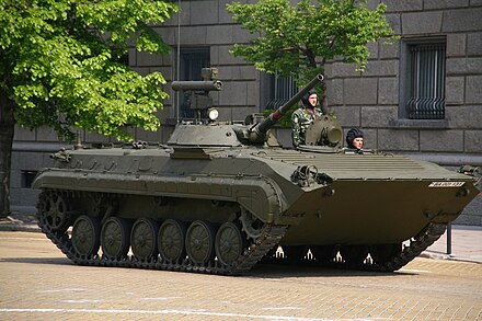 Bulgarian BMP-1P during the Army Day military parade, 6 May 2009. Bulgarian bmp-1.jpg