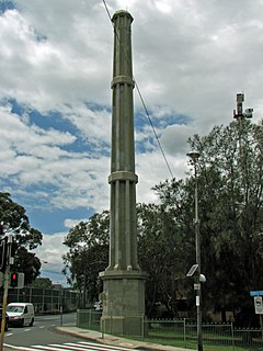 Burwood Sewer Vent sewer vent in Burwood, New South Wales, Australia