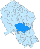 Расположение муниципалитета Кордова на карте провинции