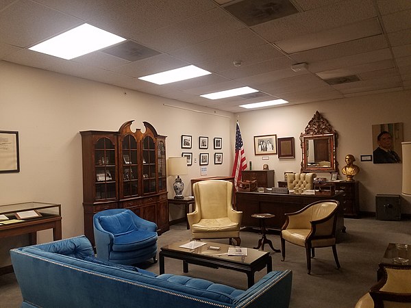 Replica of Carl Albert's office at the Carl Albert Center