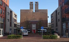 Cabralstraat 1(2015) omringd door nieuwbouw