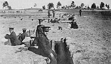 Soldiers training for trench warfare at Camp Borden in 1916 Camp Borden (27982033925) (cropped).jpg