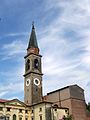 Campanile della chiesa parrocchiale di Santa Maria Assunta in Albaredo d'Adige.