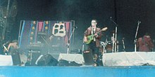 Cardiacs in 1986 performing at Reading Festival Cardiacs live at Reading Rock Festival 1986 5 (cropped).jpg