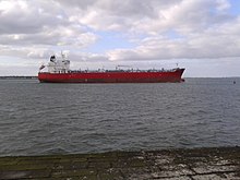 Cargo ship leaving Dublin port Cargo ship leaving dublin port.jpg