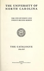 Thumbnail for File:Catalogue of the University of North Carolina at Chapel Hill (1916-1917) (IA catalogueofunive145univ).pdf