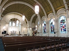 Interior of the Cathedral of Our Lady of Lourdes