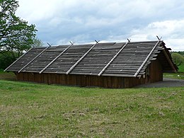 Cathlapotel longhouse, Washington Cathlapotle Plankhouse 07402.JPG