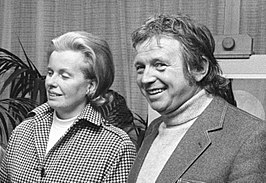 Cécile Dreesmann en Toon Hermans (1973)