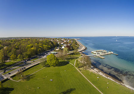 Charlottenlund Søbad aerial