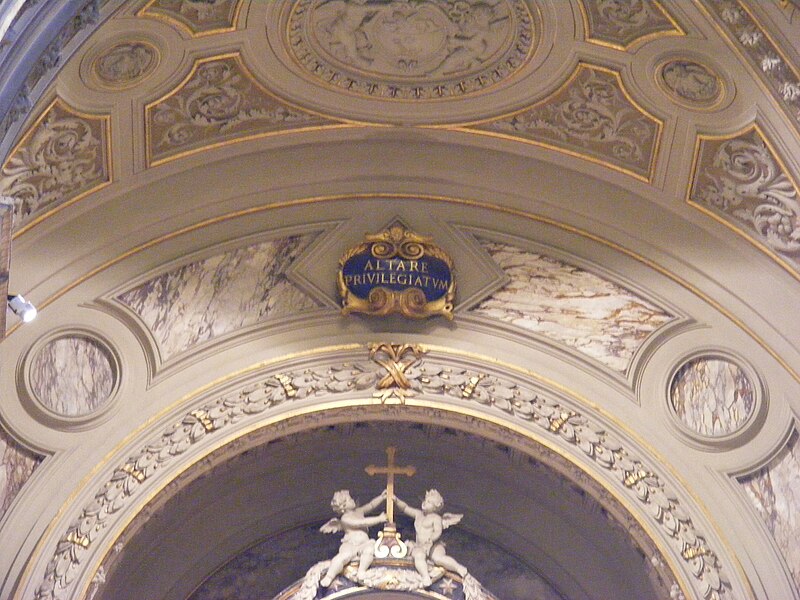 File:Chiesa di Sant'Anna dei Palafrenieri, Città del Vaticano - interior above altar.jpg