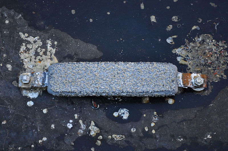 File:Chittenden Locks during large lock maintenance 053 - magnesium anode.jpg