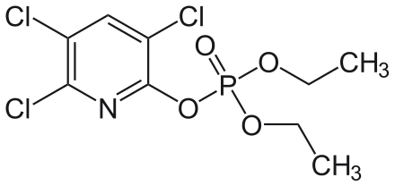 Structure of chlorpyrifos-oxon