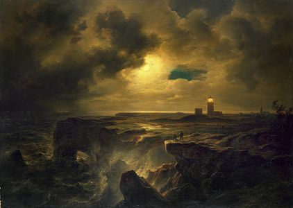 Christian Morgenstern - Helgoland im Mondlicht (1851).jpg