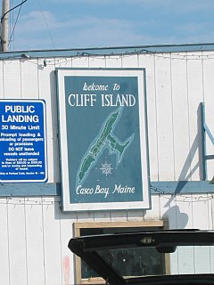 Cliff Island island in the United States of America