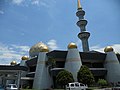 Close up view of Sabah State Mosque