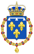 Wappen von Ferdinand Philippe, Prinz Royal von Frankreich (Orden vom Goldenen Vlies).svg