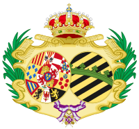 Coat of Arms of Maria Josepha of Saxony, Queen Consort of Spain.svg