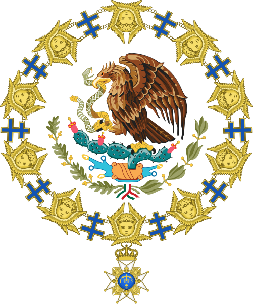 File:Coat of Arms of President of Mexico (Order of the Seraphim).svg