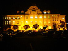 Comenius-Gymnasium bei Nacht