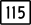 Connecticut Highway 115 wide.svg