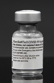 <span class="mw-page-title-main">Pfizer–BioNTech COVID-19 vaccine</span> Type of vaccine for humans