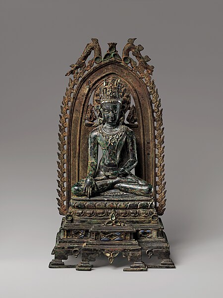 File:Crowned Buddha, Bihar, Pala Empire, 10th-11th century.jpg