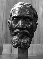 Bust of Michelangelo from a death mask by Daniele da Volterra (1564) DSC02316 Daniele Da Volterra - Ritratto di Michelangelo (1564) - Foto Giovanni Dall'Orto, 6-jan-2006.jpg