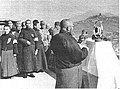 English: Declaration reading of Tao Hsi-shan, chairman of Nanking autonomous commission 日本語: 陶錫三自治委員会会長の宣言朗読