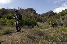 Soldiers of the 2nd Battalion on patrol in Guantanamo, January 2003 Defense.gov News Photo 030130-N-7676W-122.jpg