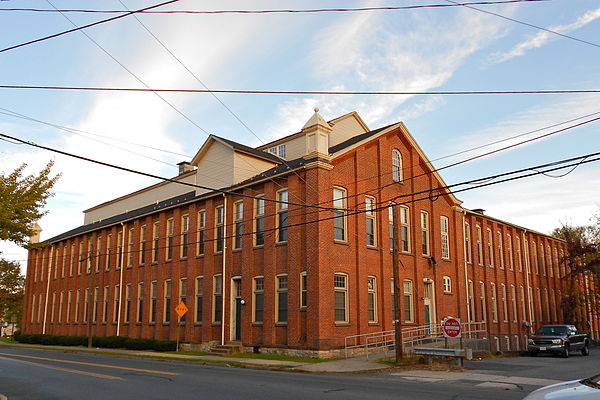 Dery Silk Mill in the Biery's Port Historic District of Catasauqua in October 2012