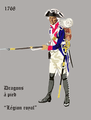 Dragons à pied de la Légion royale 1768