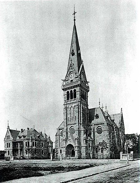 Dresden Erlöserkirche Aufnahme um 1880