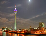 Düsseldorf with the Rheinturm