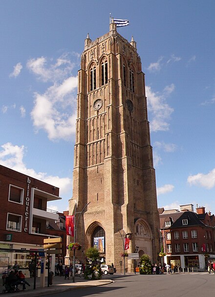 The free-standing belfry
