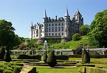 Dunrobin Castle is Category A listed Dunrobin Castle -Sutherland -Scotland-26May2008 (2).jpg