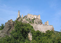 Ruines du Château de DürnsteinChâteau de Dürnstein - le premier château où Richard Cœur de Lion a été retenu captif (lors de son retour en Angleterre)