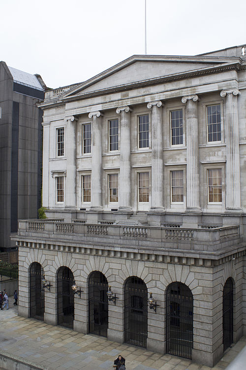 Fishmongers' Hall on London Bridge, the home of the Fishmongers' Company