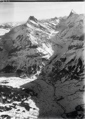 Luftbild von 1919, aufgenommen von Walter Mittelholzer