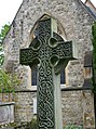 The 20th-century war memorial outside the Church of St James in North Cray. [859]