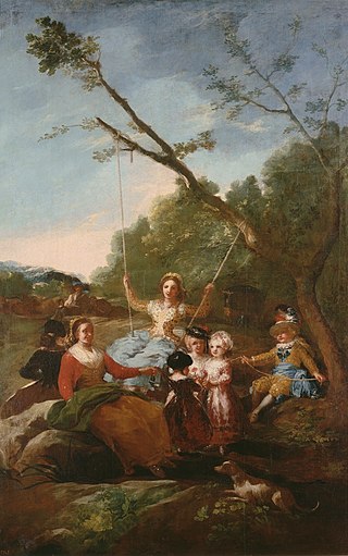 <i>The Swing</i> (Goya) Painting by Francisco Goya.