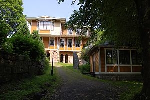 Ture Malmgrens hem Villa Elfkullen i Uddevalla.