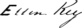 signature d'Ellen Key