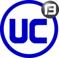 Logotipo de Canal 13 - 2000-2002